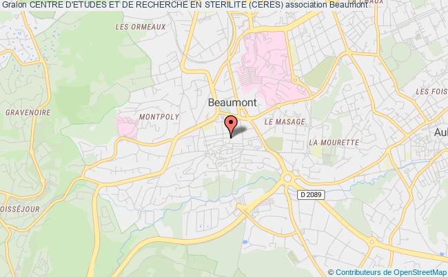 plan association Centre D'etudes Et De Recherche En Sterilite (ceres) Beaumont