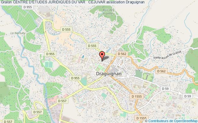 plan association Centre D'etudes Juridiques Du Var   Cejuvar Draguignan