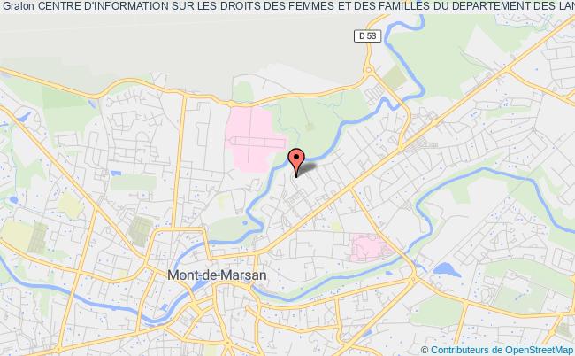 plan association Centre D'information Sur Les Droits Des Femmes Et Des Familles Du Departement Des Landes (cidff) Mont-de-Marsan