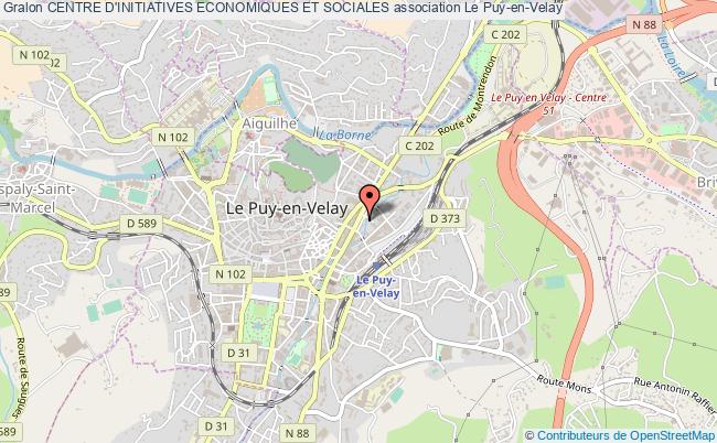 plan association Centre D'initiatives Economiques Et Sociales Le Puy-en-Velay