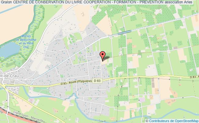 plan association Centre De Conservation Du Livre Cooperation - Formation - Prevention Arles