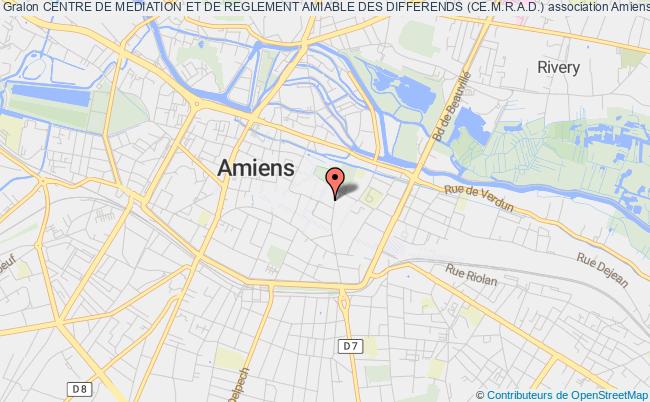 plan association Centre De Mediation Et De Reglement Amiable Des Differends (ce.m.r.a.d.) Amiens