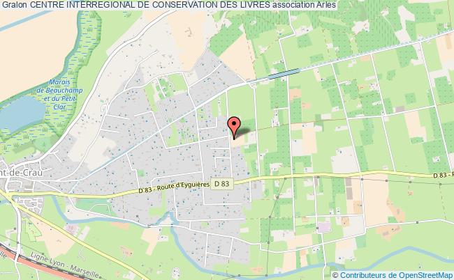 plan association Centre Interregional De Conservation Des Livres Arles