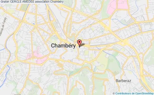 plan association Cercle AmÉdÉe Chambéry