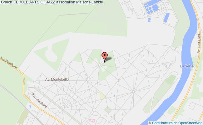 plan association Cercle Arts Et Jazz Maisons-Laffitte