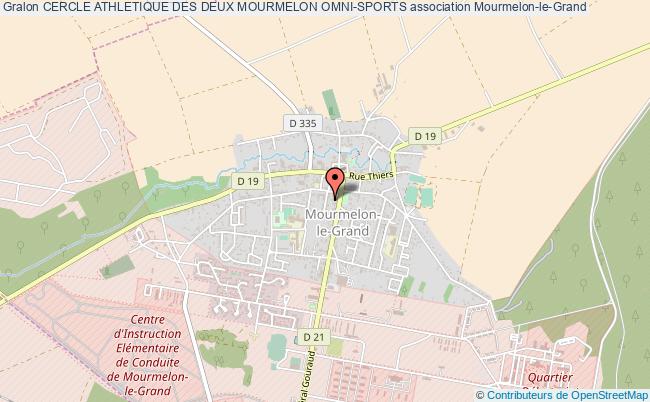 plan association Cercle Athletique Des Deux Mourmelon Omni-sports Mourmelon-le-Grand