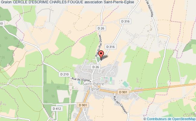 plan association Cercle D'escrime Charles Fouque Saint-Pierre-Église