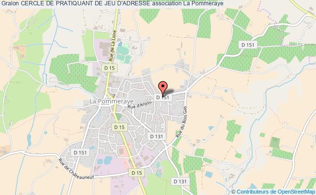 plan association Cercle De Pratiquant De Jeu D'adresse Mauges-sur-Loire