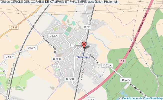 plan association Cercle Des Copains De Camphin Et Phalempin Phalempin