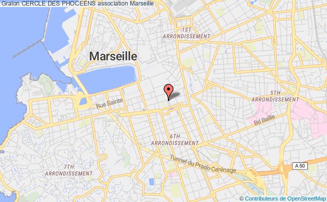 plan association Cercle Des Phoceens Marseille 6e