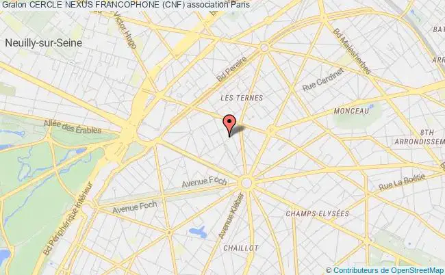 plan association Cercle Nexus Francophone (cnf) Paris
