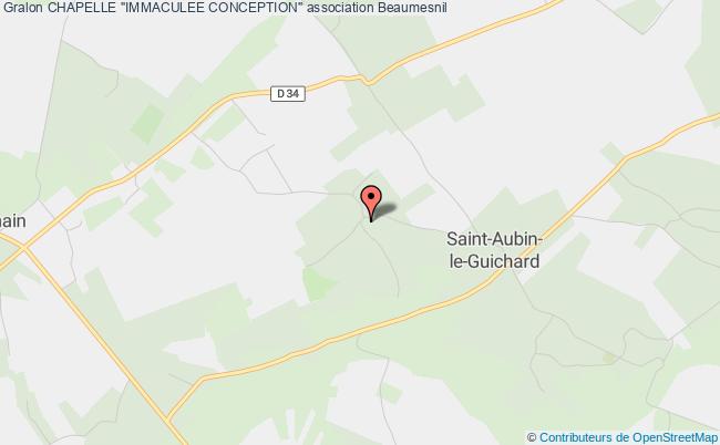 plan association Chapelle "immaculee Conception" Mesnil-en-Ouche