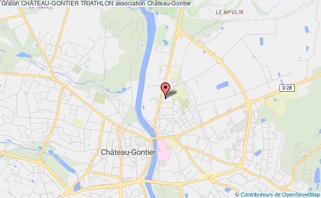 plan association ChÂteau-gontier Triathlon Château-Gontier-sur-Mayenne