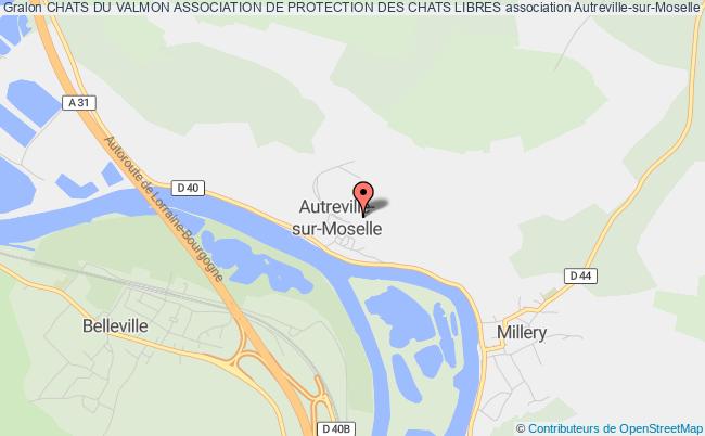 plan association Chats Du Valmon Association De Protection Des Chats Libres Autreville-sur-Moselle