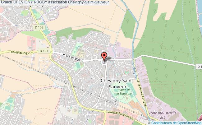 plan association Chevigny Rugby Chevigny-Saint-Sauveur