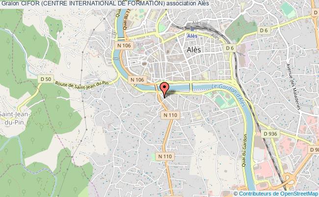 plan association Cifor (centre International De Formation) Alès