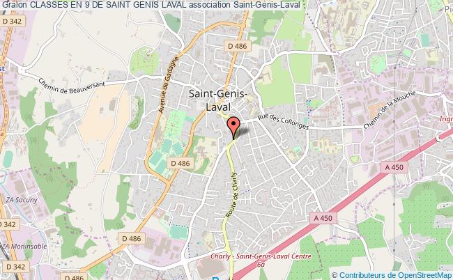 plan association Classes En 9 De Saint Genis Laval Saint-Genis-Laval