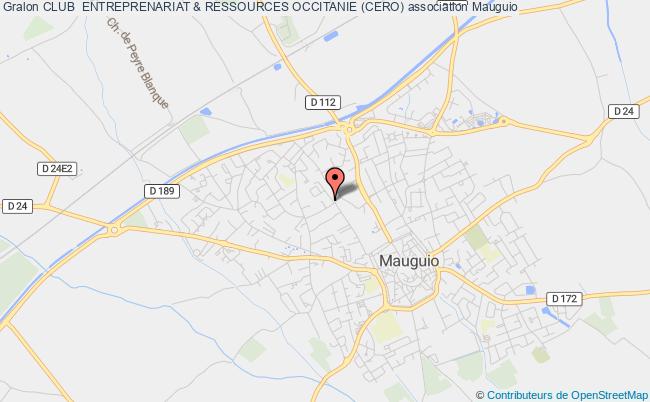 plan association Club  Entreprenariat & Ressources Occitanie (cero) Mauguio