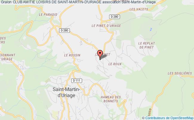 plan association Club Amitie Loisirs De Saint-martin-d'uriage Saint-Martin-d'Uriage