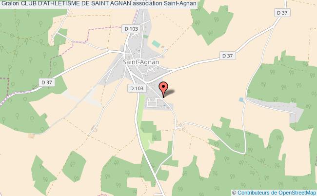 plan association Club D'athletisme De Saint Agnan Saint-Agnan