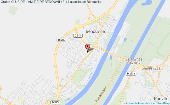plan association Club De L'amitie De Benouville 14 Bénouville