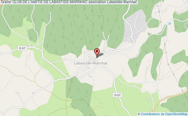 plan association Club De L'amitie De Labastide-marnhac Labastide-Marnhac