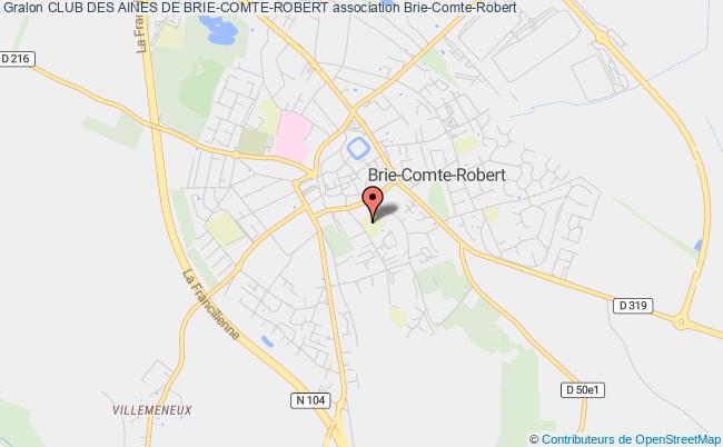 plan association Club Des Aines De Brie-comte-robert Brie-Comte-Robert