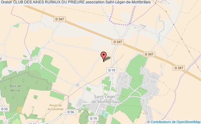 plan association Club Des Aines Ruraux Du Prieure Saint-Léger-de-Montbrillais