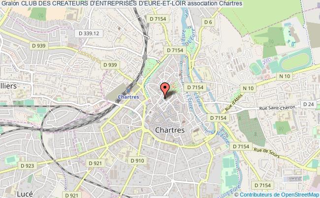 plan association Club Des Createurs D'entreprises D'eure-et-loir Chartres