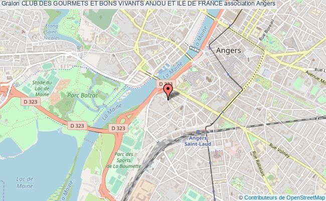 plan association Club Des Gourmets Et Bons Vivants Anjou Et Ile De France Angers