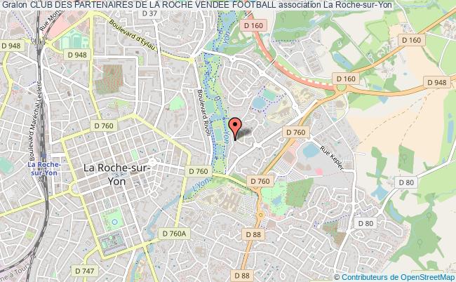 plan association Club Des Partenaires De La Roche Vendee Football La    Roche-sur-Yon