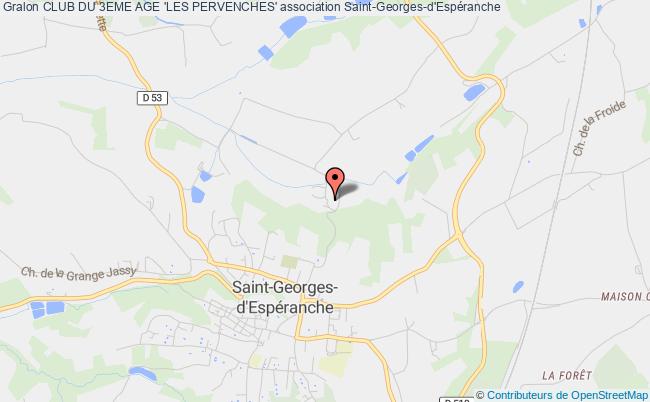 plan association Club Du 3eme Age 'les Pervenches' Saint-Georges-d'Espéranche