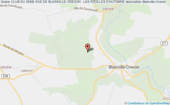 plan association Club Du 3Ème Âge De Blainville-crevon - Les Feuilles D'automne Blainville-Crevon