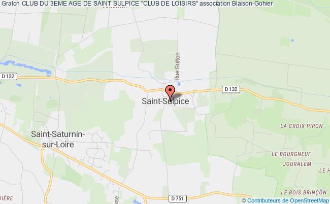 plan association Club Du 3eme Age De Saint Sulpice "club De Loisirs" Saint-Sulpice