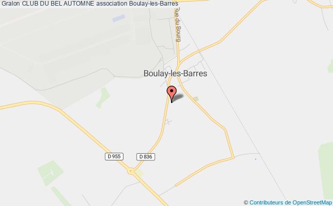 plan association Club Du Bel Automne Boulay-les-Barres