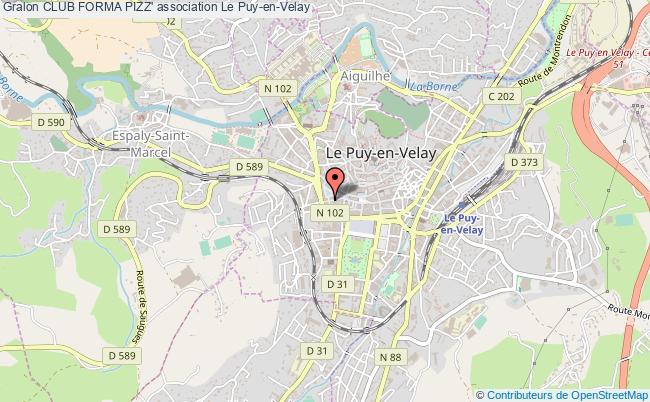 plan association Club Forma Pizz' Le    Puy-en-Velay