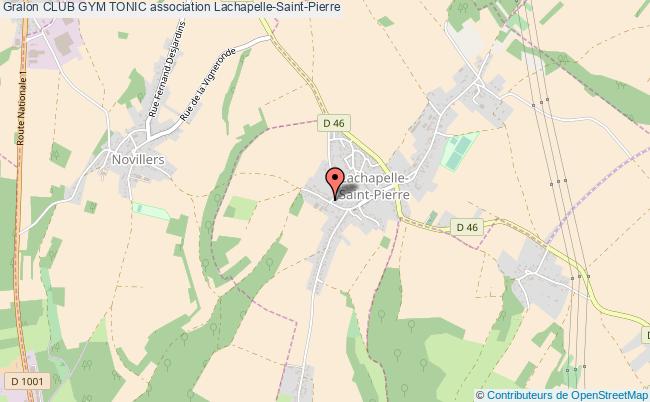 plan association Club Gym Tonic Lachapelle-Saint-Pierre