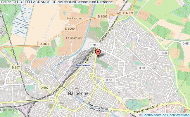 plan association Club Leo Lagrange De Narbonne Narbonne