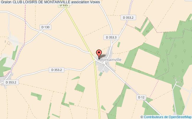 plan association Club Loisirs De Montainville Montainville