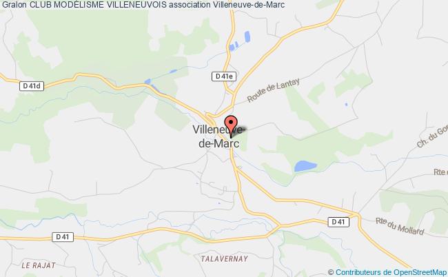 plan association Club ModÉlisme Villeneuvois Villeneuve-de-Marc