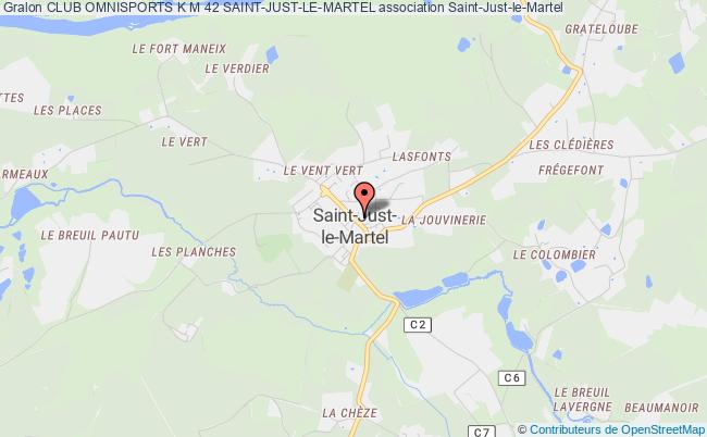 plan association Club Omnisports K M 42 Saint-just-le-martel Saint-Just-le-Martel