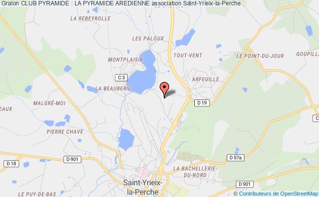 plan association Club Pyramide : La Pyramide Aredienne Saint-Yrieix-la-Perche