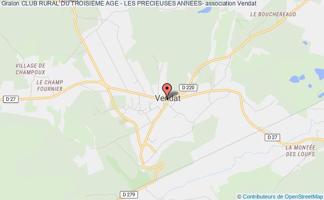 CLUB RURAL DU TROISIEME AGE - LES PRECIEUSES ANNEES-