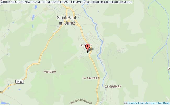 plan association Club Seniors AmitiÉ De Saint Paul En Jarez Saint-Paul-en-Jarez