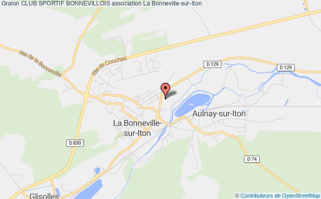 plan association Club Sportif Bonnevillois La    Bonneville-sur-Iton