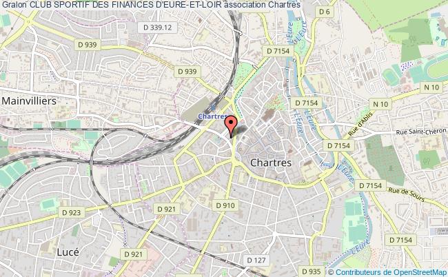 plan association Club Sportif Des Finances D'eure-et-loir Chartres