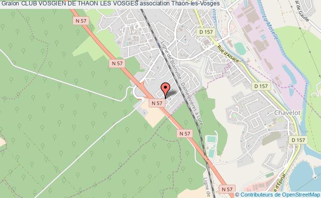plan association Club Vosgien De Thaon Les Vosges Thaon-les-Vosges