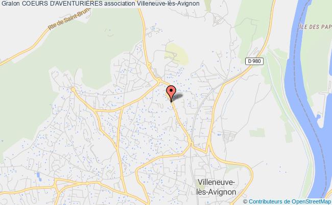 plan association Coeurs D'aventuriÈres Villeneuve-lès-Avignon
