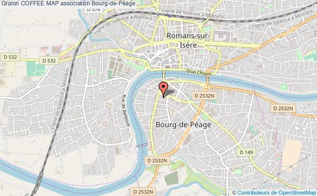 plan association Coffee Map Bourg-de-Péage