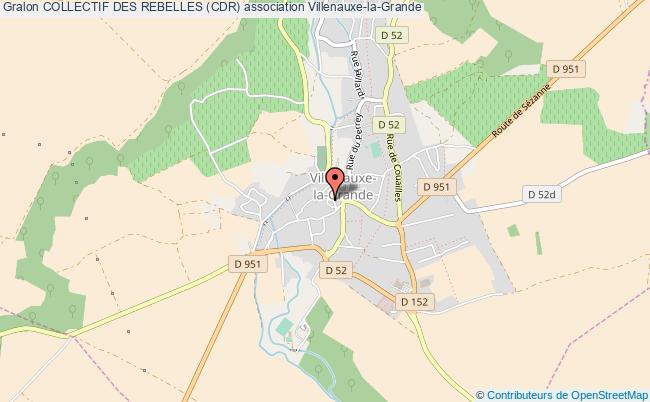 plan association Collectif Des Rebelles (cdr) Villenauxe-la-Grande